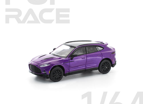 Load image into Gallery viewer, POPRACE 1/64 ASTON MARTIN DBX 707 - STORM PURPLE Model Car
