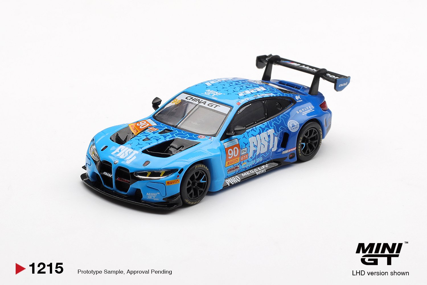 (Pre-order) MINI GT #1215 BMW M4 GT3 EVO #90 FIST Team AAI  2025 China GT LHD