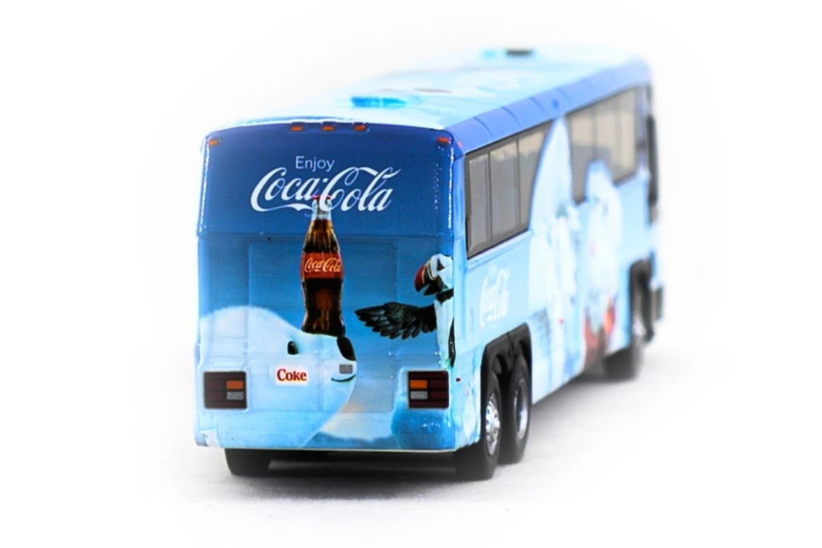 Tiny City Die-cast Model Car - 96A3 Single Deck Bus "COCA COLA Polar Bear"