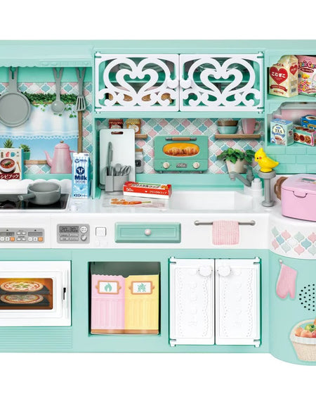 Takara Tomy Licca Doll Accessory - LF-03 Lively Sound Licca-chan Kitchen Set