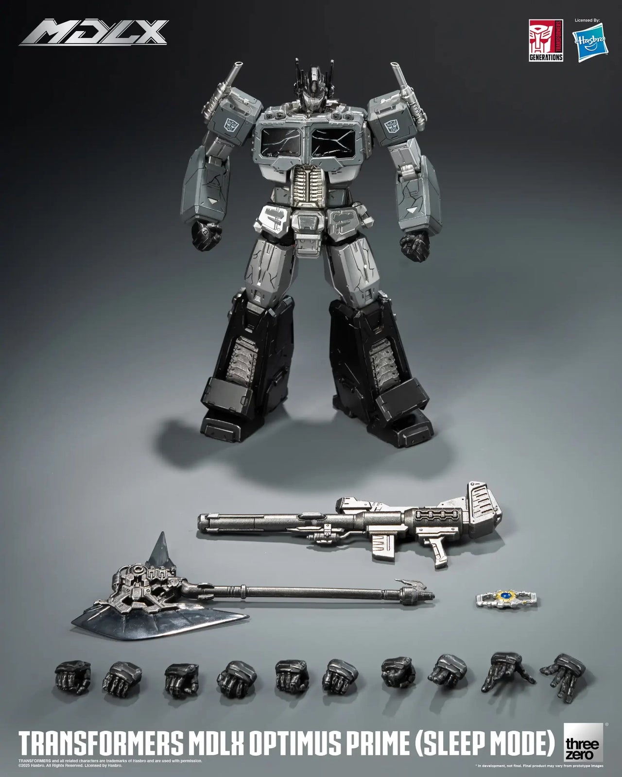 Threezero Transformers MDLX Optimus Prime (Sleep Mode) Action Figure Set