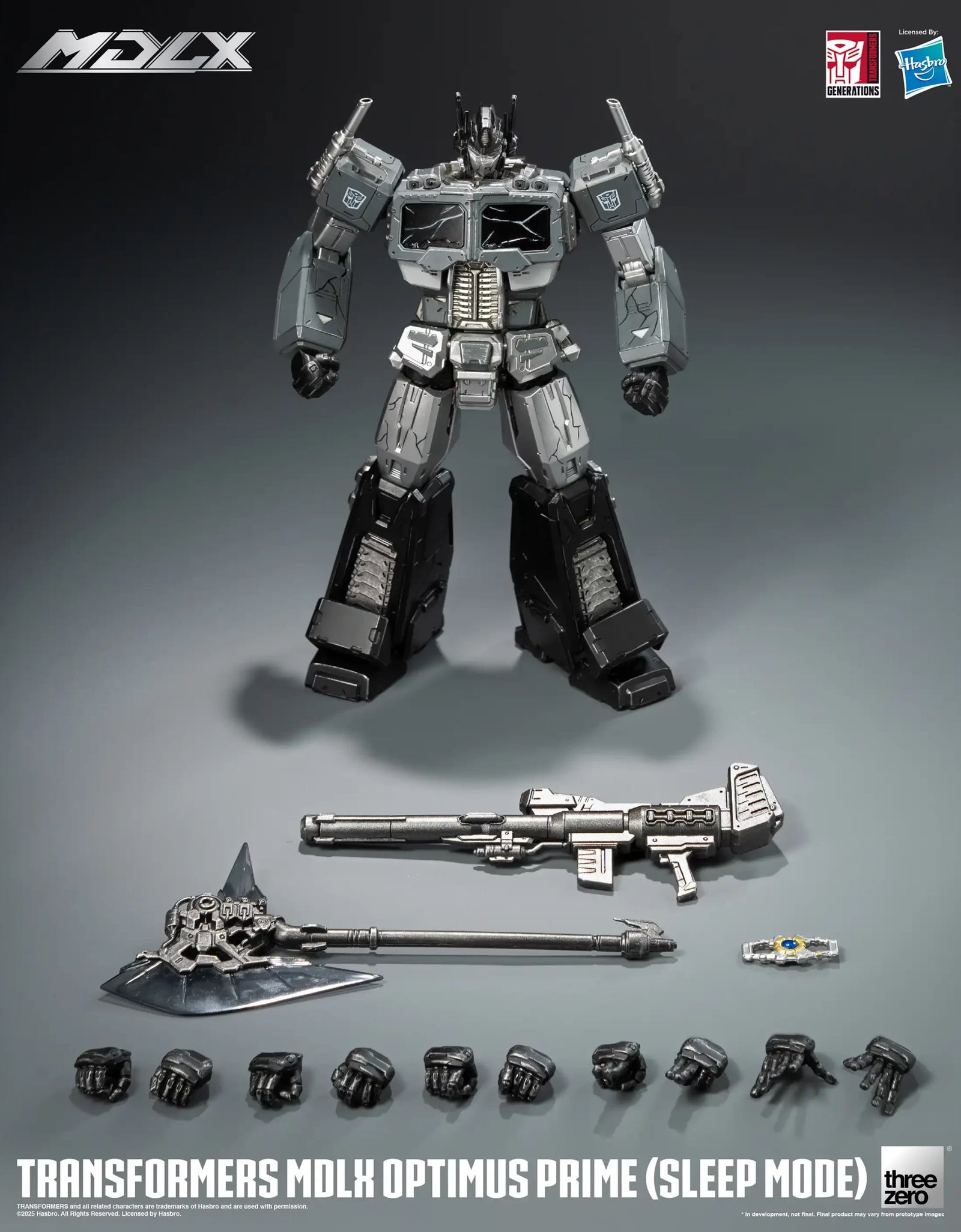 Threezero Transformers MDLX Optimus Prime (Sleep Mode) Action Figure Set