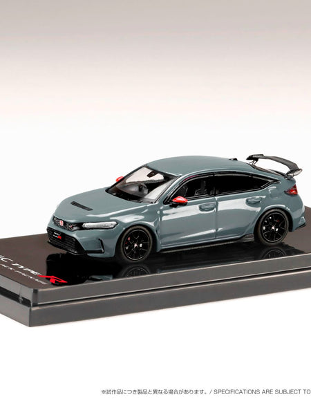 Hobby JAPAN 1/64 1/64 Honda CIVIC TYPE R (FL5) RACING BLACK Package Grey Model