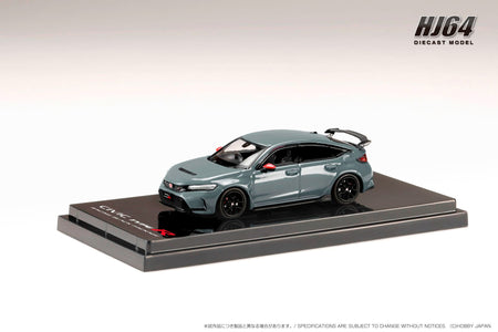 Hobby JAPAN 1/64 1/64 Honda CIVIC TYPE R (FL5) RACING BLACK Package Grey Model
