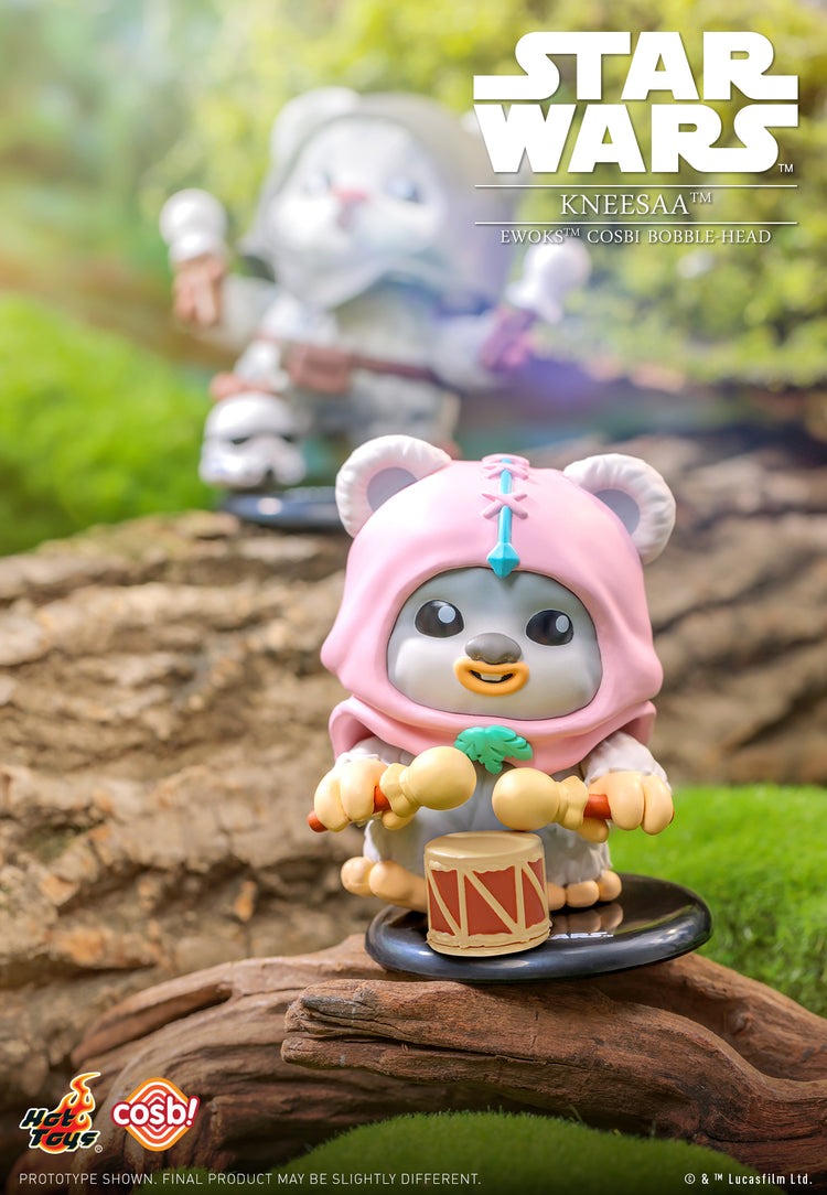 Hot Toys Star Wars Ewoks Cosbi Bobble-Head Collection Figure Set (Set of 8)