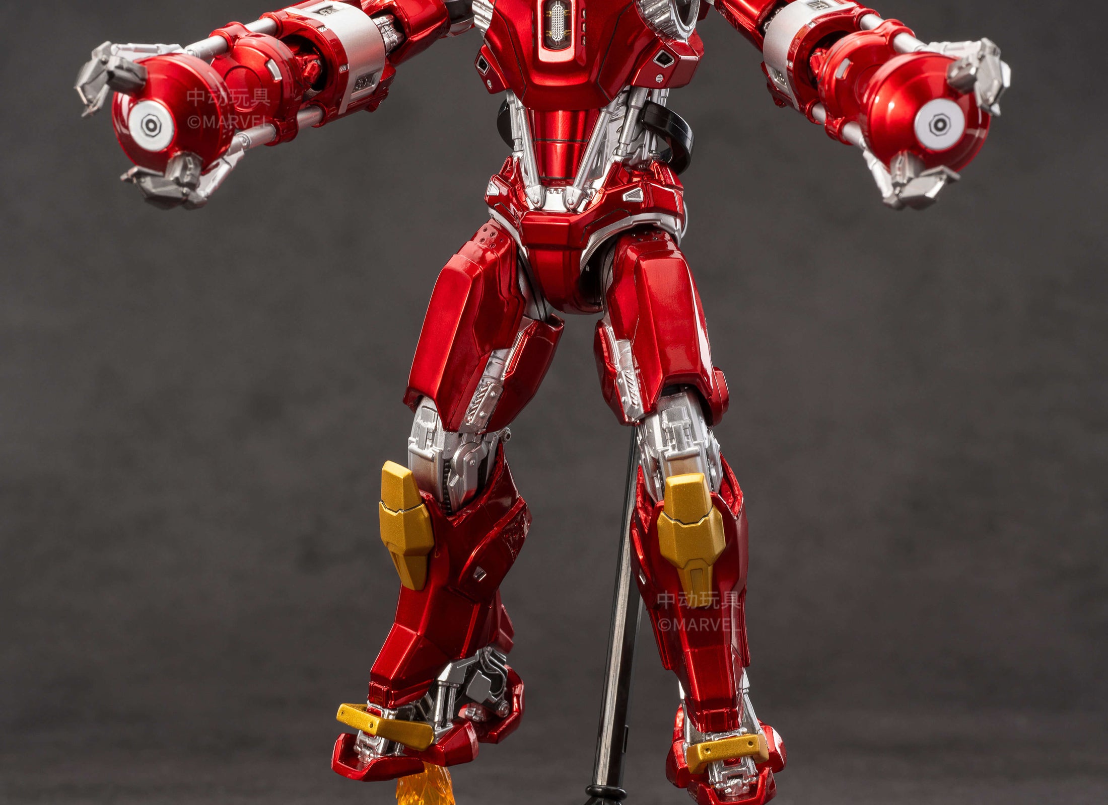 ZD Toys Marvel Avengers 1/10 Iron Man MK35 Action Figure Set