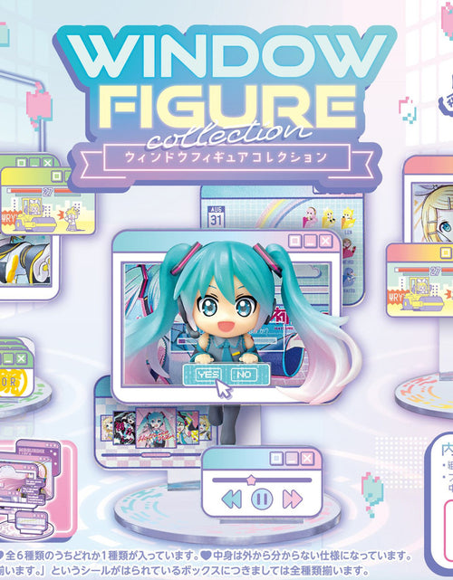Load image into Gallery viewer, Re-ment Hatsune Miku Window Figure Collection 6pcs Complete Box
