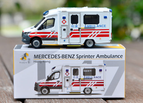 Load image into Gallery viewer, Tiny City L47 Die-cast Model Car - 1/76 MERCEDES-BENZ Sprinter FL White
