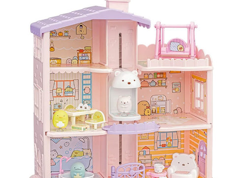 Load image into Gallery viewer, Takara Tomy Sumikko Gurashi Kuttsuki Elevator 3 floors House
