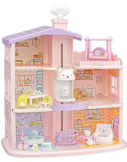 Load image into Gallery viewer, Takara Tomy Sumikko Gurashi Kuttsuki Elevator 3 floors House
