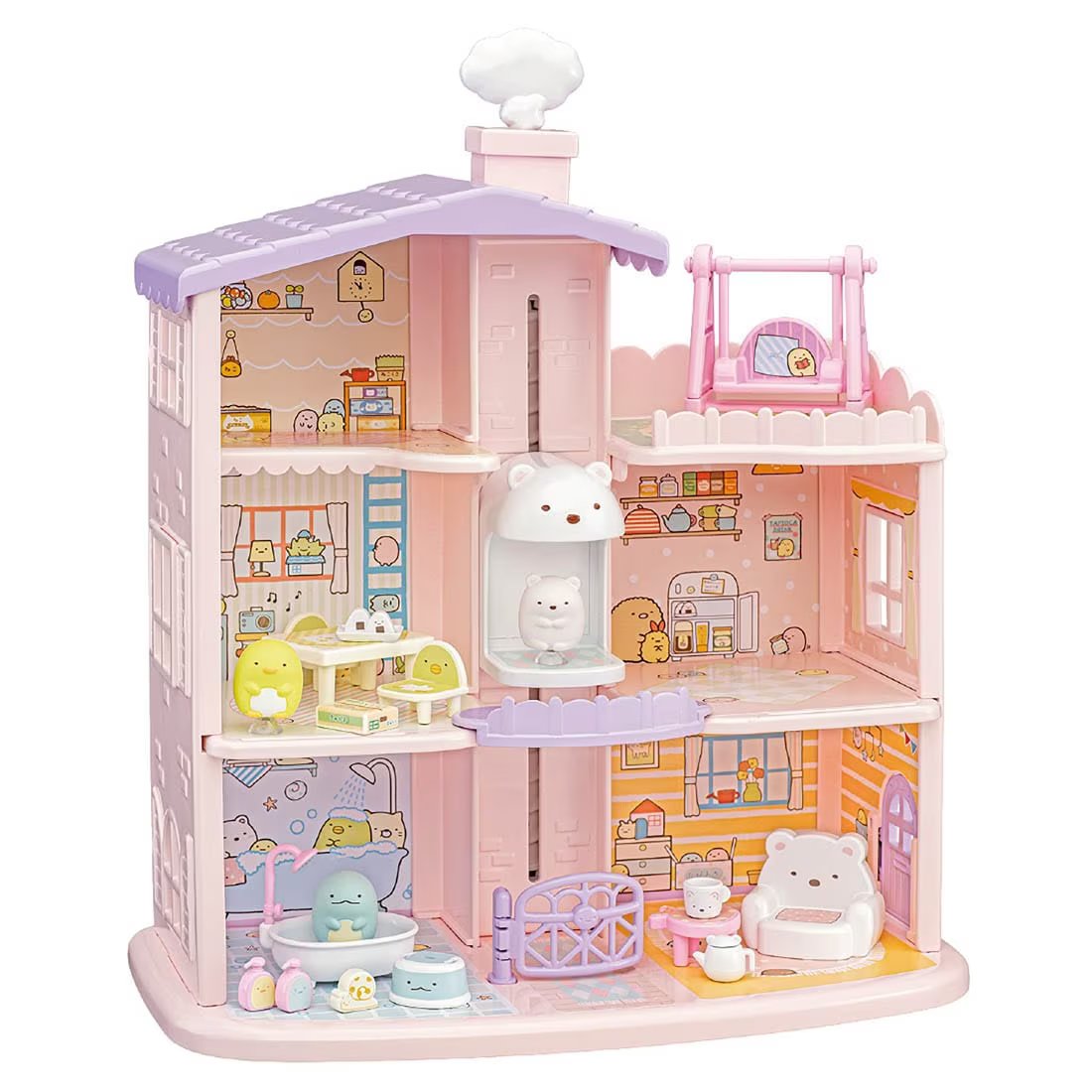 Takara Tomy Sumikko Gurashi Kuttsuki Elevator 3 floors House