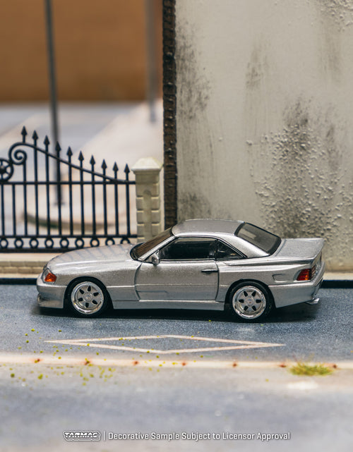 Load image into Gallery viewer, Tarmac Works 1/64 Mercedes-Benz SL 500 Koenig Specials Silver Model
