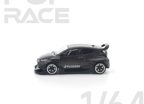 Load image into Gallery viewer, POPRACE 1/64 PANDEM GR YARIS CARBON EDITION Diecast Model Car
