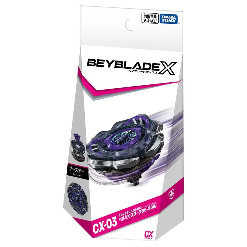 (Pre-order / Shipping Date: Jul 2026) Takara Tomy Beyblade X CX-03 Booster PerseusDark B6-80W