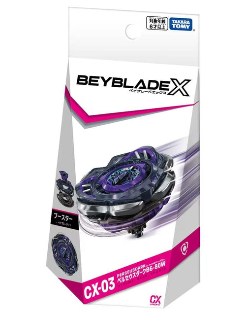 Load image into Gallery viewer, Takara Tomy Beyblade X CX-03 Booster PerseusDark B6-80W
