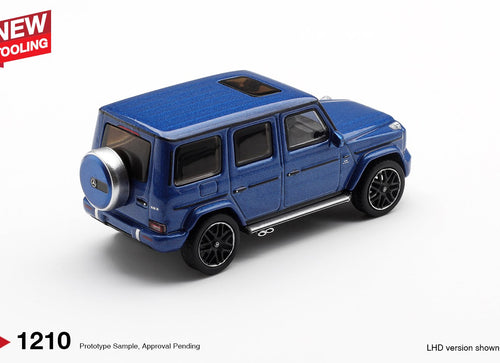 Load image into Gallery viewer, (Pre-order) MINI GT #1210 Mercedes-AMG G 63 Dark Blue Metallic RHD Diecast Car
