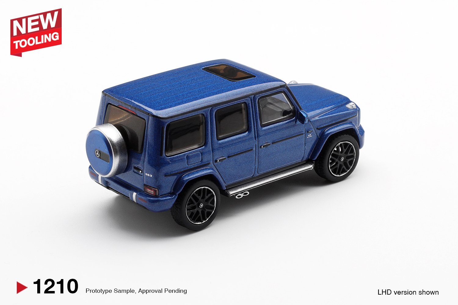 (Pre-order) MINI GT #1210 Mercedes-AMG G 63 Dark Blue Metallic LHD Diecast Car