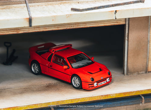 Load image into Gallery viewer, Tarmac Works 1/64 Ford RS200 Red Diecast Model Car
