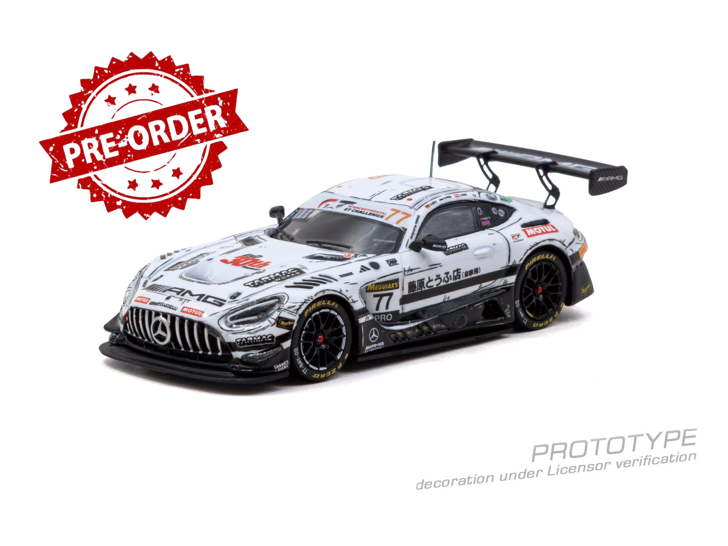 (Pre-order) Tarmac Works 1/64 Mercedes AMG GT3 Craft-Bamboo Racing Bathurst 12h