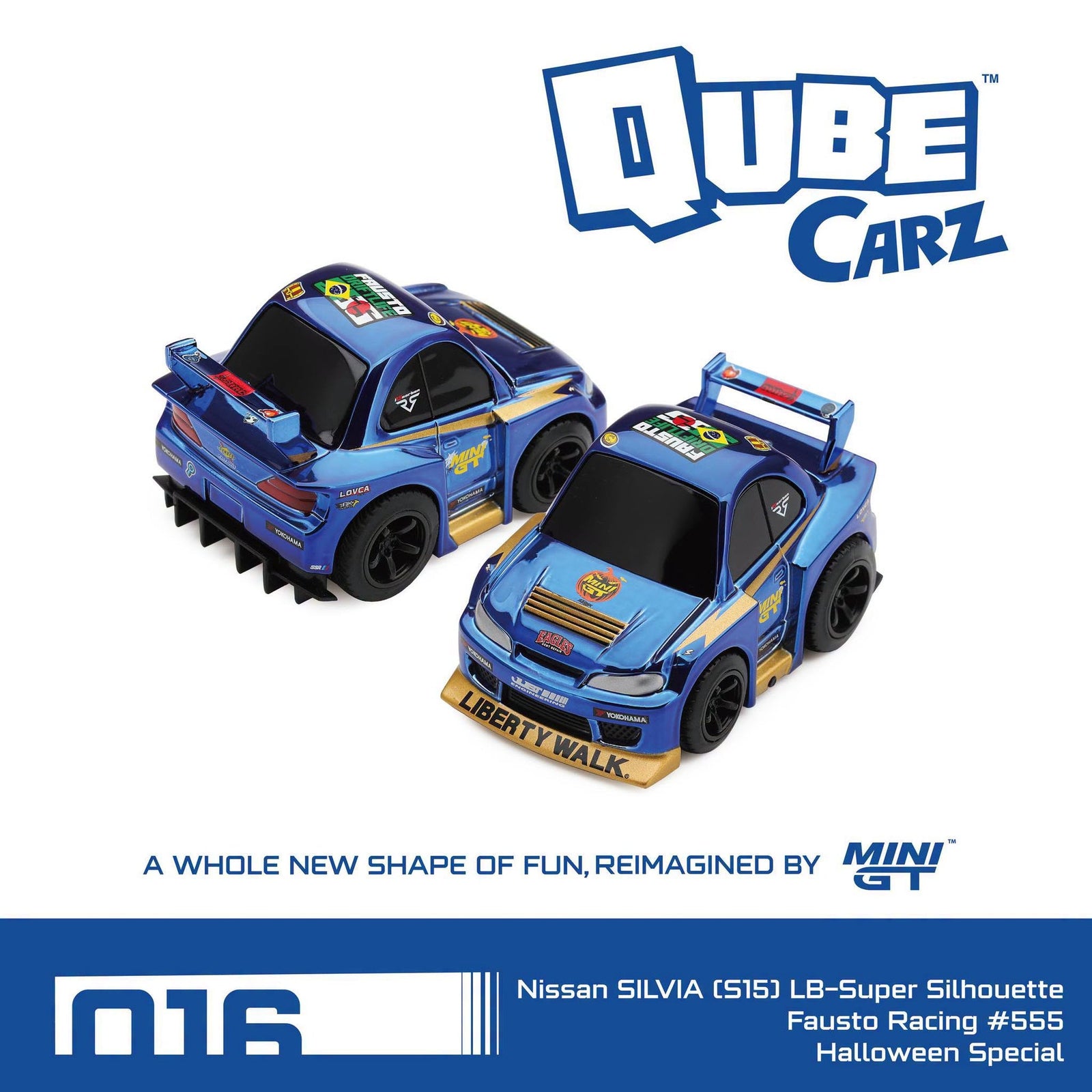 (Pre-order) Mini GT QubeCarz Series 4 #016-021 Full Set of 6 Model Car Set