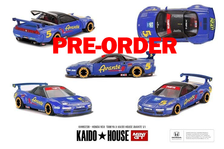 (Pre-order) Kaido House X Mini GT Honda NSX  TAMIYA x KAIDO HOUSE AVANTE V1 #238