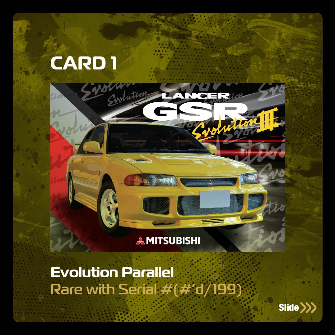 Tarmac Works 1/64 Mitsubishi Lancer GSR Evolution III Yellow Model