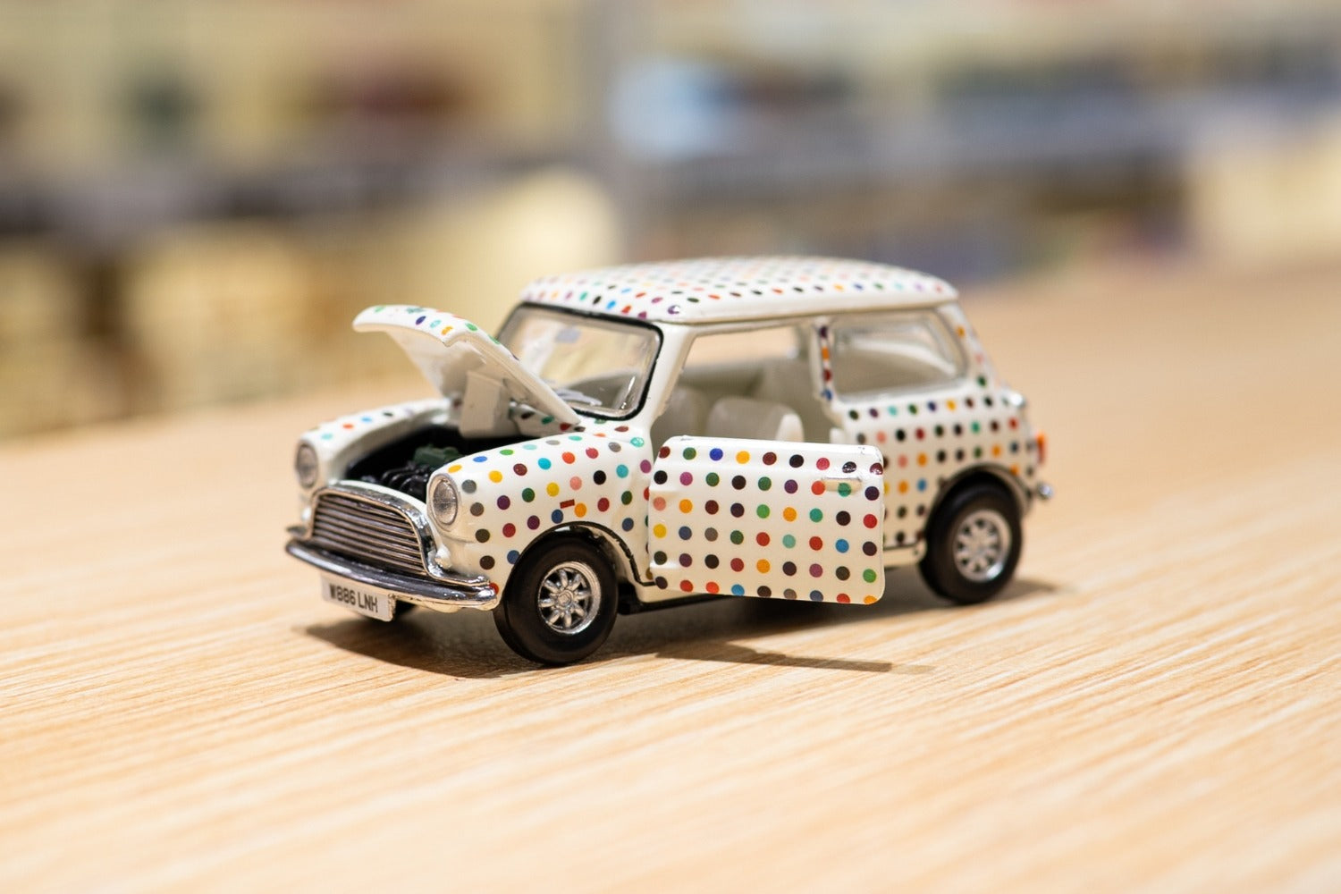 Tiny City Die-cast Model Car - Mini Cooper Mk 1 Colour Dot