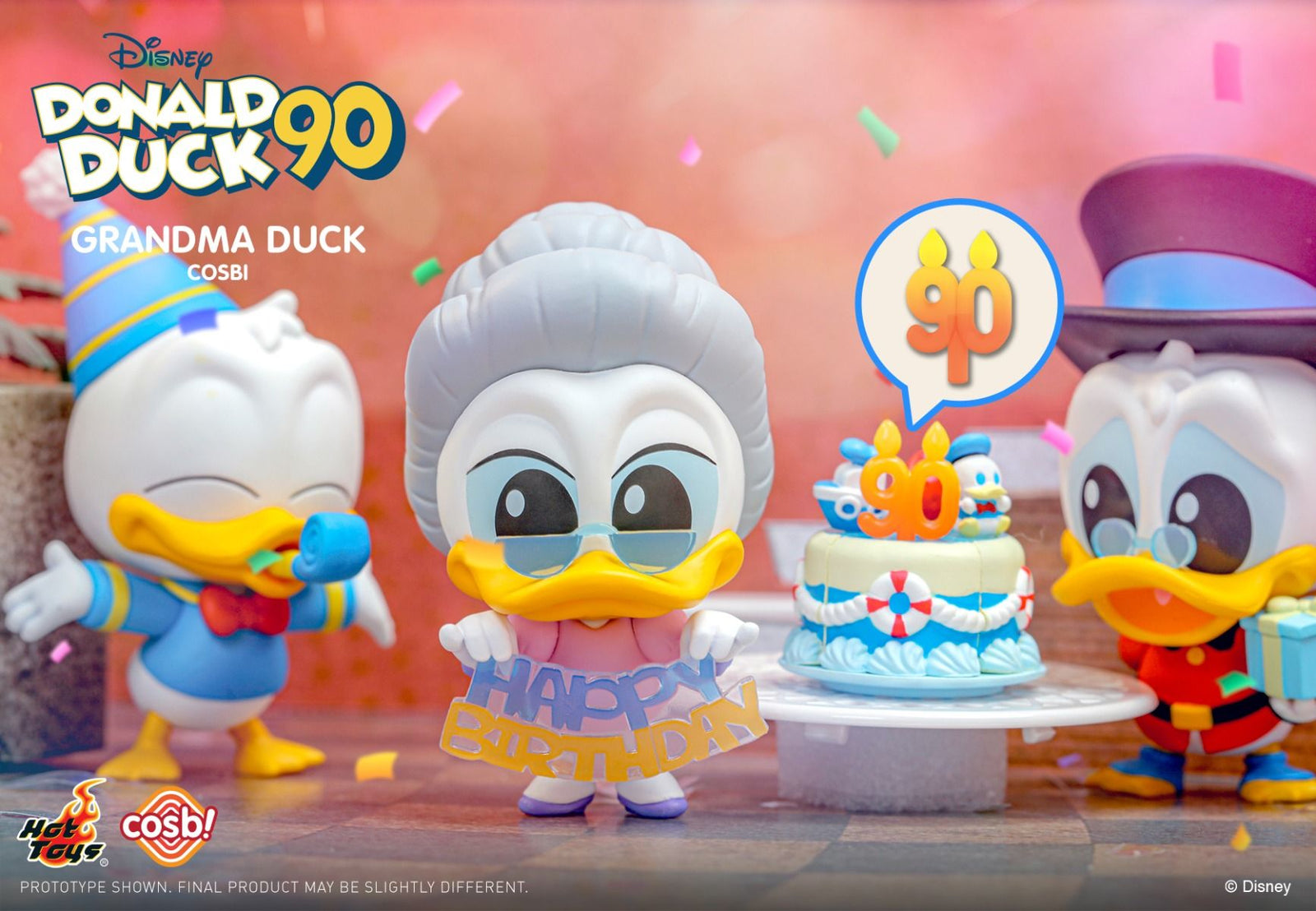 Hot Toys Donald 90th - Donald Duck Birthday Cosbi Collection (Full set of 8)