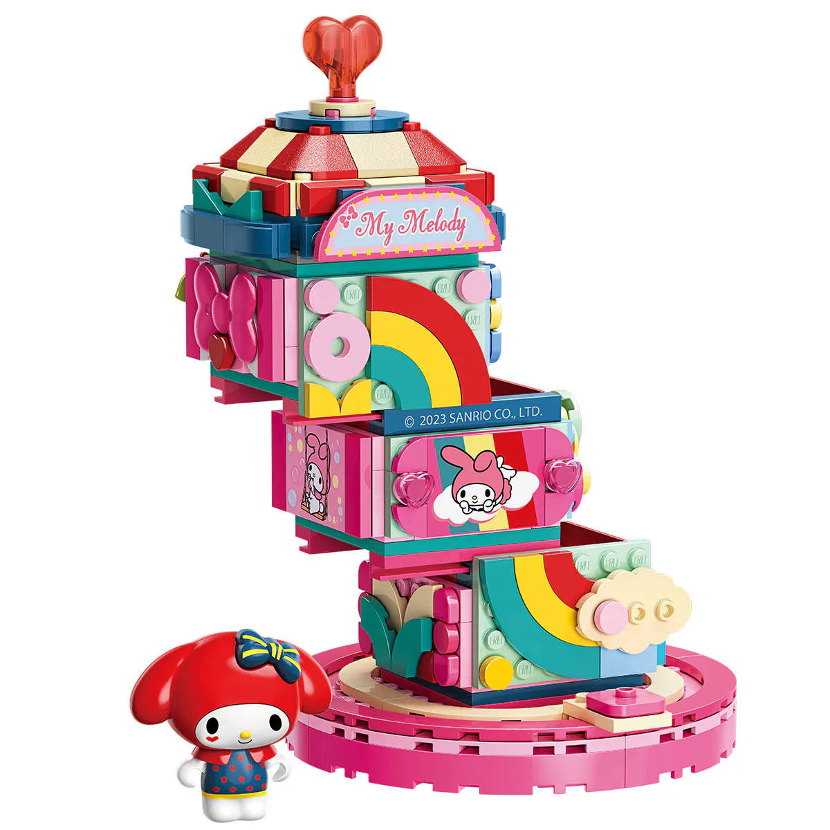 Keeppley Blocks Toy #K20824 Sanrio Series - My Melody Circus Stack