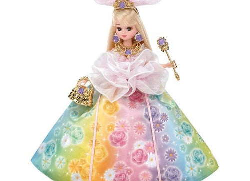 Load image into Gallery viewer, Takara Tomy Licca Chan Doll Dress -Dream Fantasy Magical Ribbon Flower Dress
