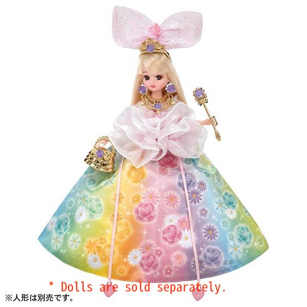 Takara Tomy Licca Chan Doll Dress -Dream Fantasy Magical Ribbon Flower Dress