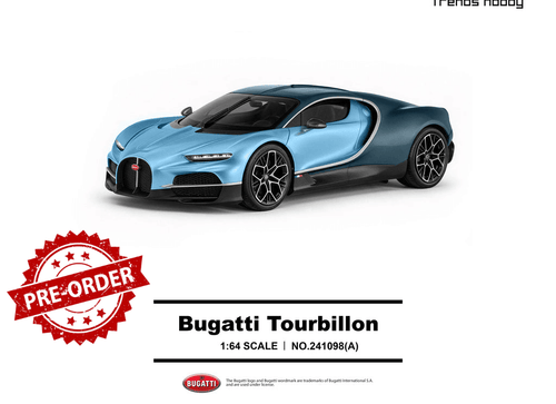 Load image into Gallery viewer, (Pre-order) Trends Hobby 1/64 - #241098(A) Bugatti Tourbillon - Blue Atlantic
