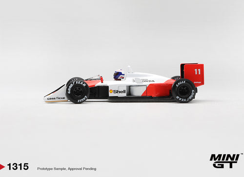 Load image into Gallery viewer, (Pre-order) Mini GT #1315 McLaren MP4/4 #11 Alain Prost 1988 Canadian Grand Prix
