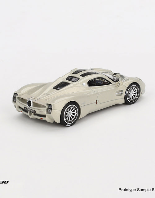 Load image into Gallery viewer, BBR 1:64 Pagani Utopia Presentation Grigio Rinascimento Model Car
