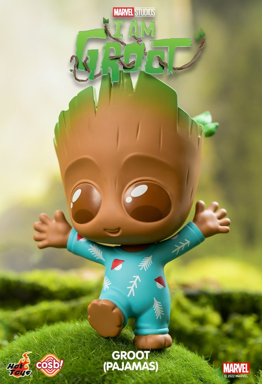 Hot Toys Cosbi Bobble-Head Collection : I Am Groot (set of 8)