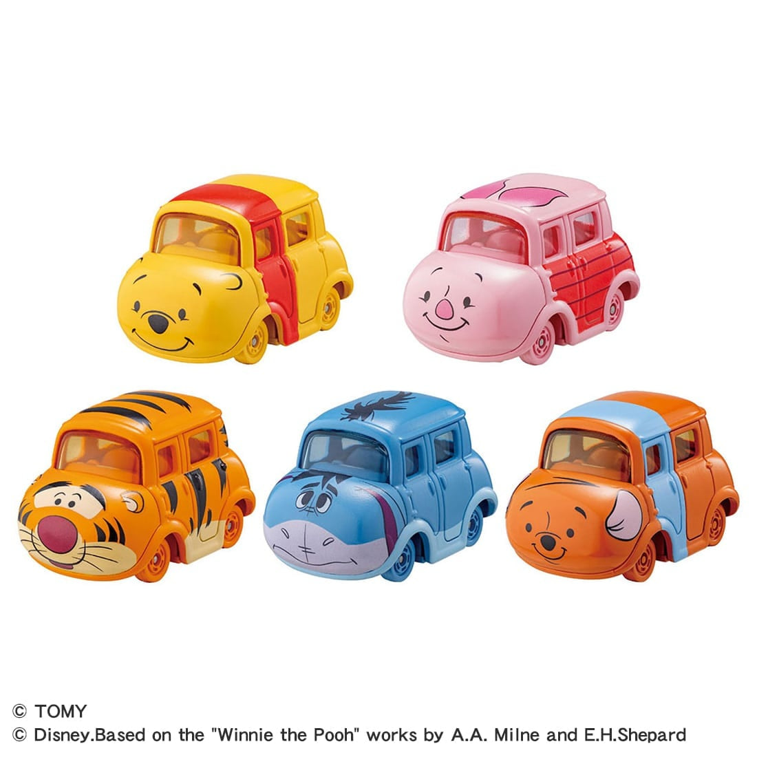 Takara Tomy Dream Tomica Winnie the Pooh & Friends Set (5 Cars Set)