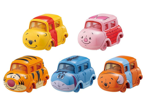 Load image into Gallery viewer, Takara Tomy Dream Tomica Winnie the Pooh &amp; Friends Set (5 Cars Set)
