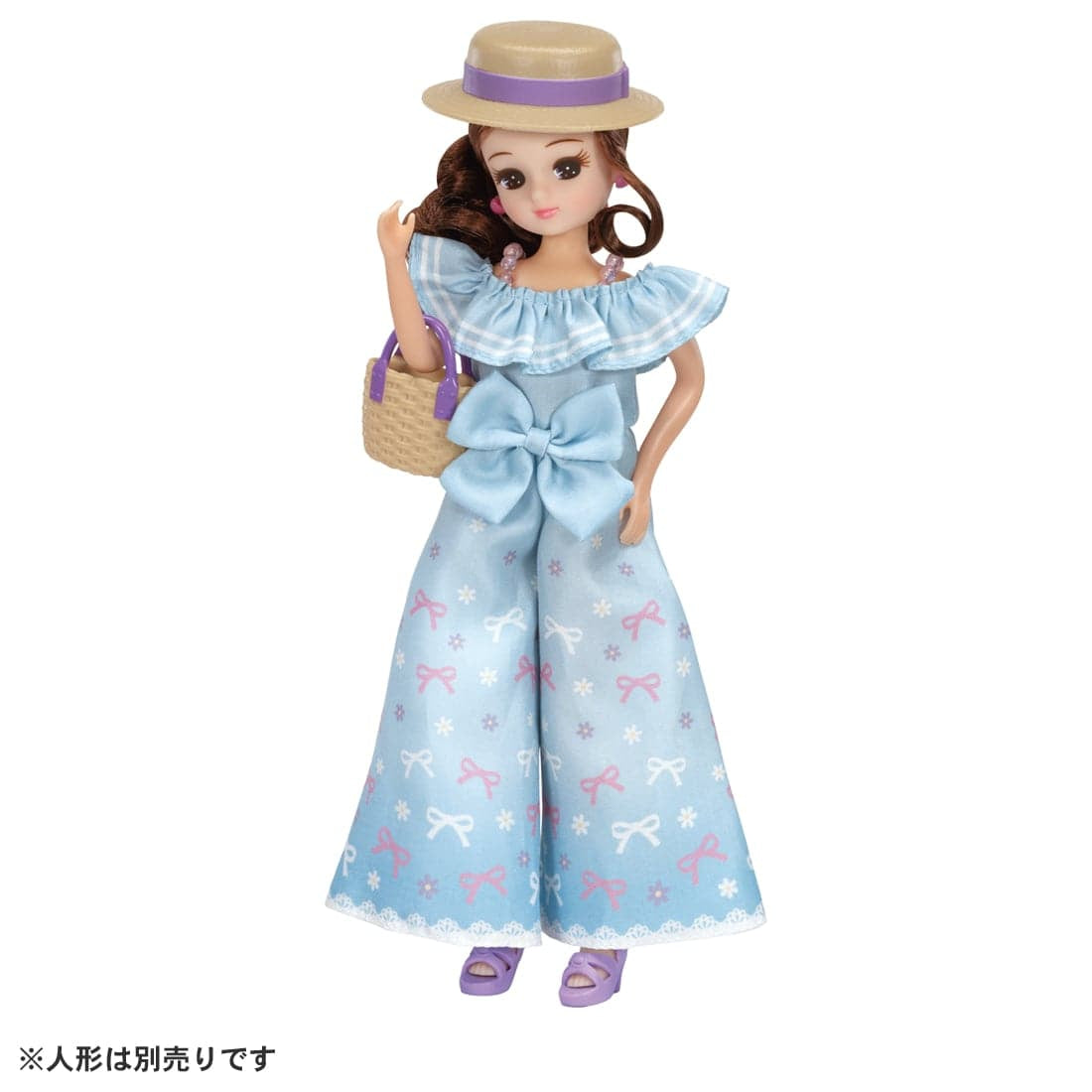 Takara Tomy Licca Chan Doll Dress LW-07 Blue Vacation (NO DOLL)