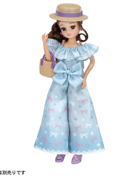Takara Tomy Licca Chan Doll Dress LW-07 Blue Vacation (NO DOLL)