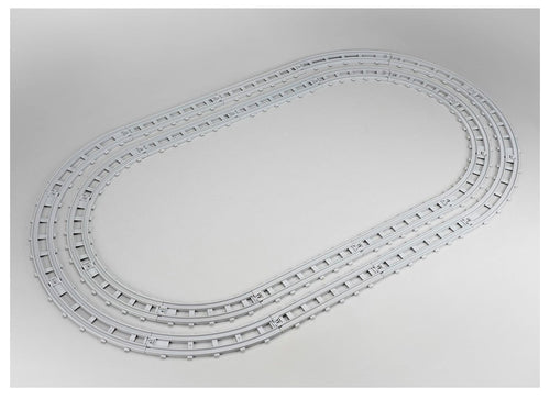 Load image into Gallery viewer, Takara Tomy Plarail Real Class Real Double Track Outer Curved Rail Toy 4pcs Set
