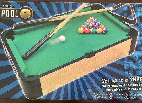 Load image into Gallery viewer, Tabletop Pool 16" (40cm) Mini Snooker Table Game
