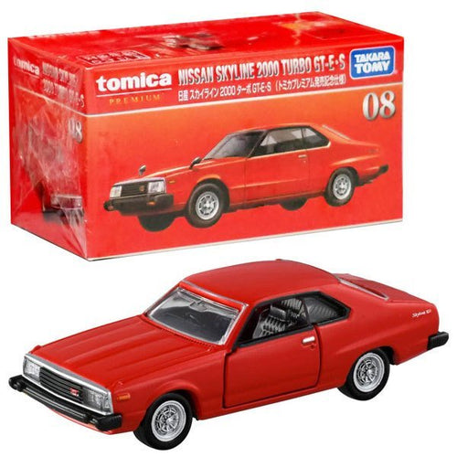 Load image into Gallery viewer, Takara Tomy Tomica Premium Diecast Car No08 Nissan Skyline 2000 Turbo GT-ES(1st)
