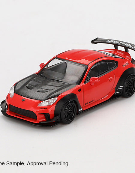 Mini GT #885 1/64 Toyota GR86 LB Nation Red RHD Diecast Model Car