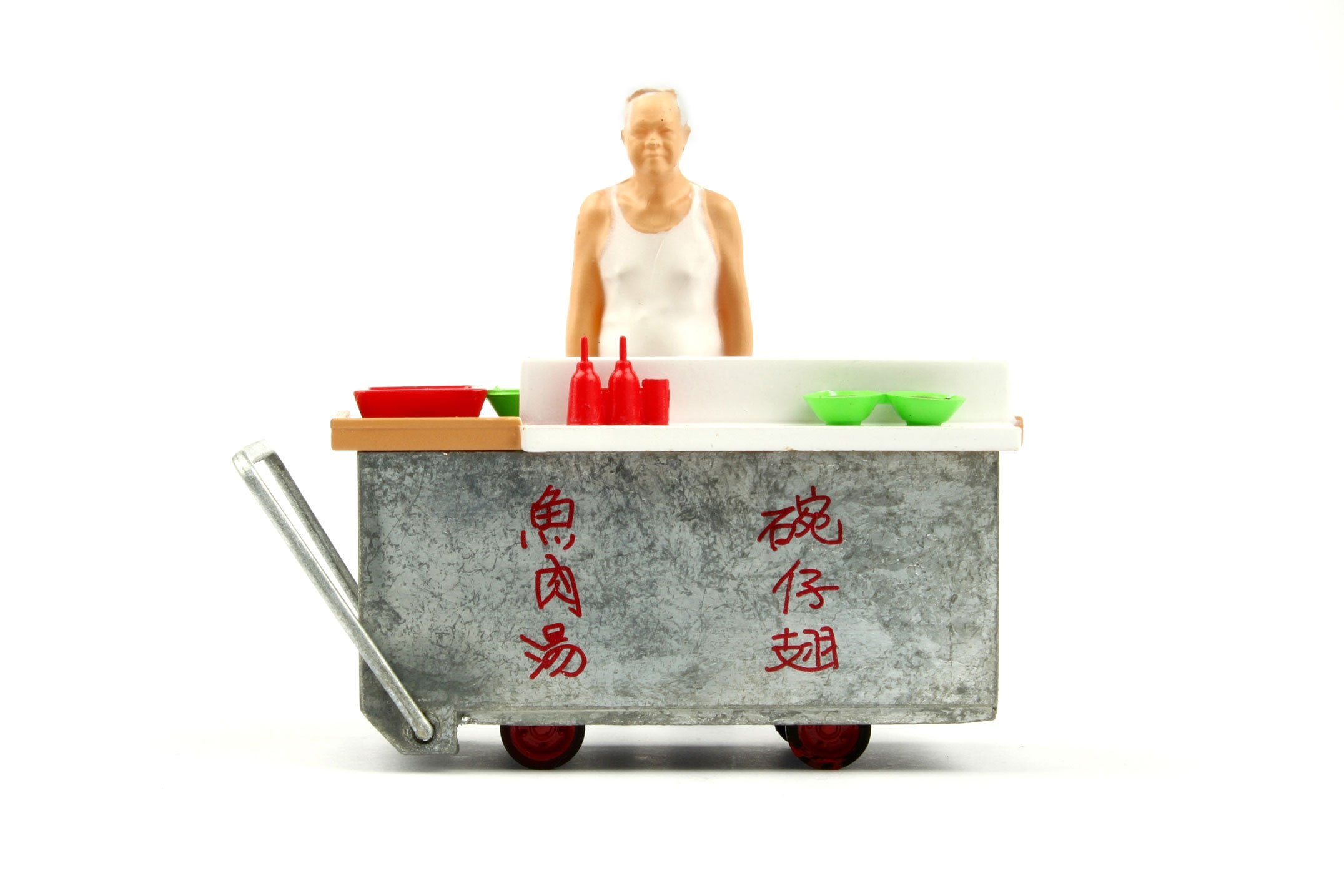 TINY Hong Kong City 1/35 Fake Shark's Fin Soup Cartful Diecast body Figure Model