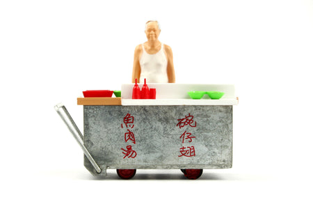 TINY Hong Kong City 1/35 Fake Shark's Fin Soup Cartful Diecast body Figure Model