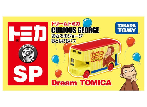 Load image into Gallery viewer, Takara Tomy Dream Tomica SP Curious George Friend Bus Model Car
