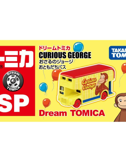 Load image into Gallery viewer, Takara Tomy Dream Tomica SP Curious George Friend Bus Model Car

