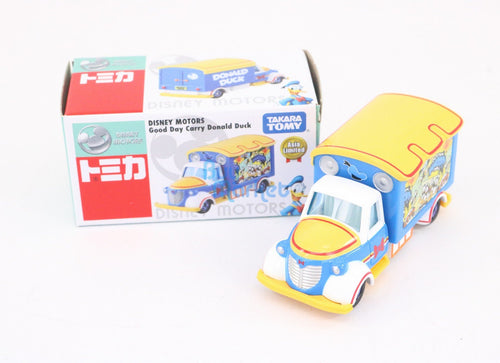Load image into Gallery viewer, Takara Tomy Disney Motors Goodday Carry Donald Duck Special Diecast toy car new
