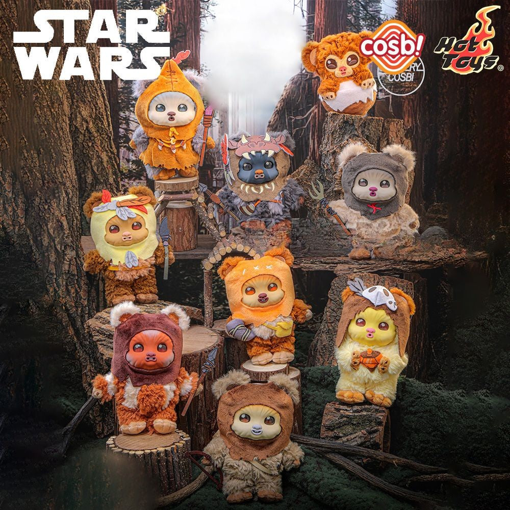 Hot Toys Star Wars Ewok Cosbi Plush Keychain Collection Series 2 (Full set of 8)