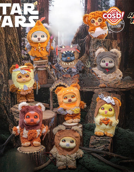 Hot Toys Star Wars Ewok Cosbi Plush Keychain Collection Series 2 (Full set of 8)
